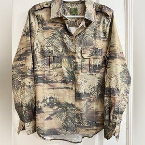 Guess button down button down